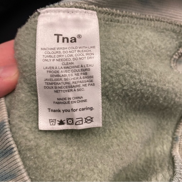 TNA hoodie tye dye size 1 comfy oversized fit - Picture 4 of 6